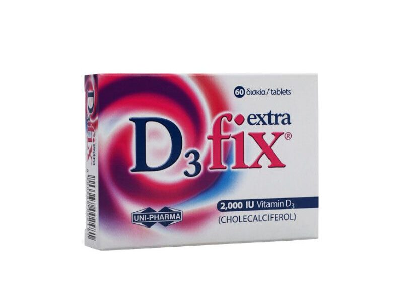 Uni-Pharma D3 Fix Extra 2000iu 60 ταμπλέτες