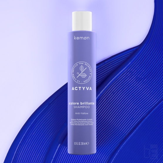 COLORE BRILLIANTE ANTI YELLOW SHAMPOO – για ξανθά, γκρίζα ή λευκά μαλλιά 250ml